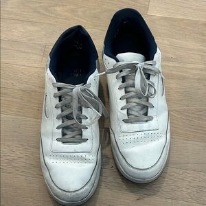 Oliver Cabell White and Gray Men's Sneakers